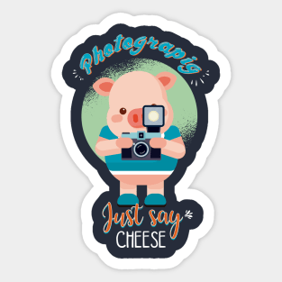 Photograpig Sticker